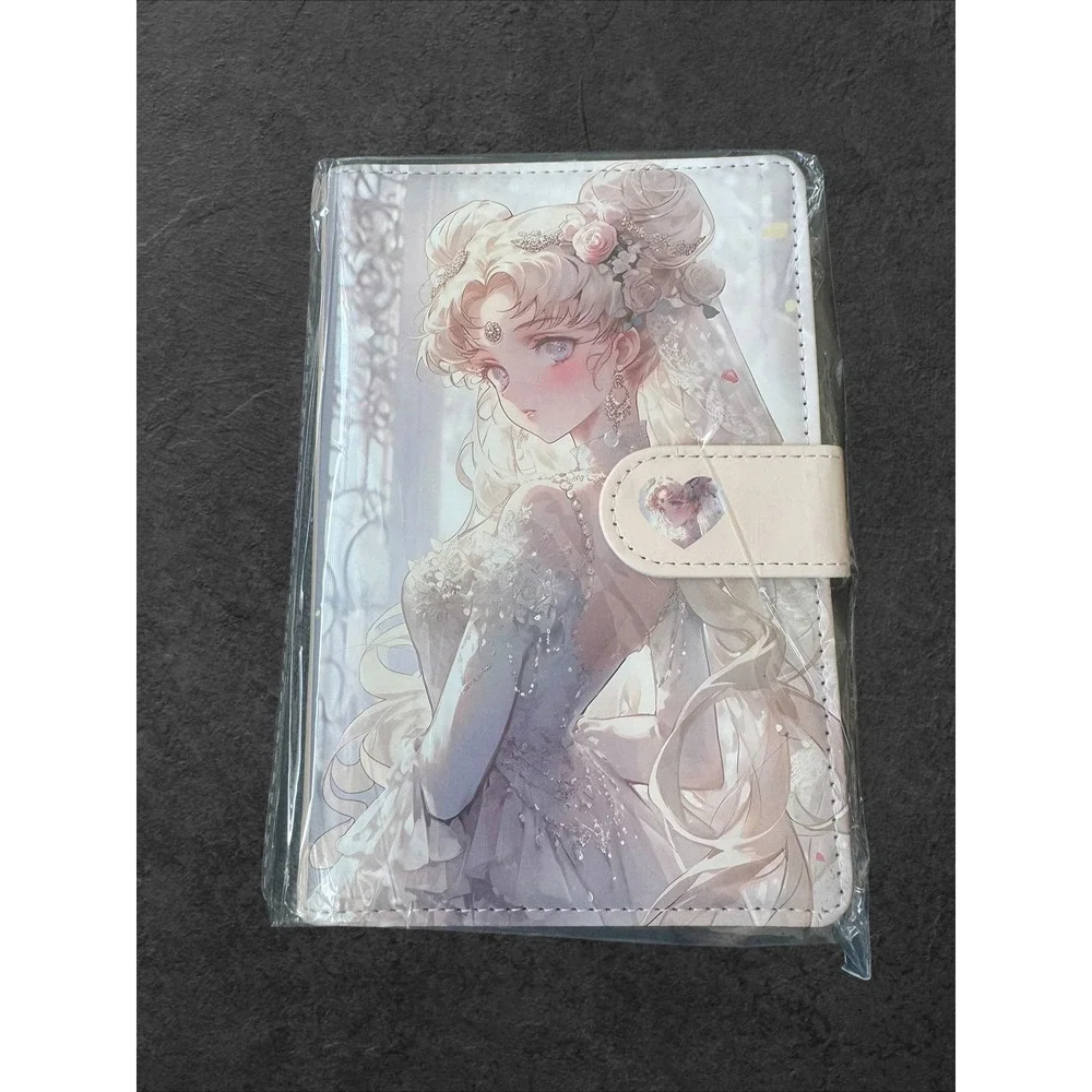 Anime Sailor Moon Inspired A6 Binder Notebook Refillable Journal Grid Paper NEW